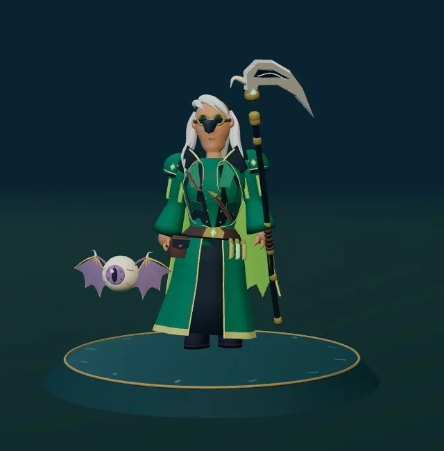 A character in another themed collection